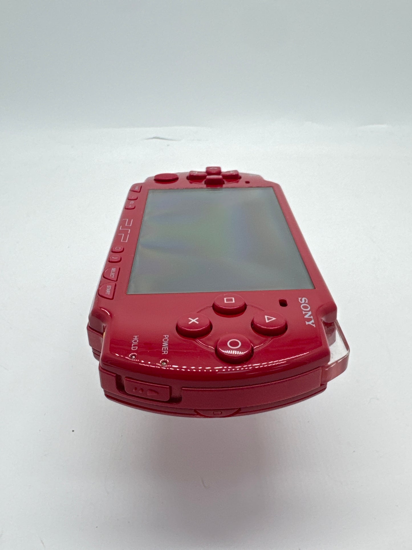 Sony PSP-2000 Red Console #441 w/ 2400mAh Battery Faulty UMD AS IS