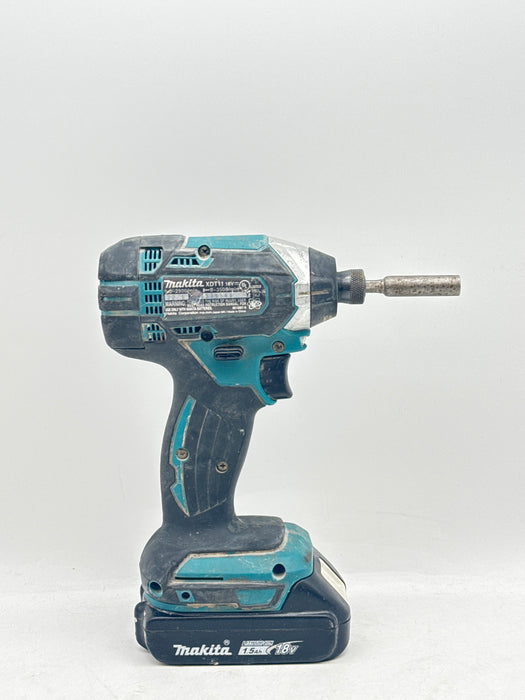Makita XDT11 18V Cordless Impact Drill Driver w/ 1.5A Battery