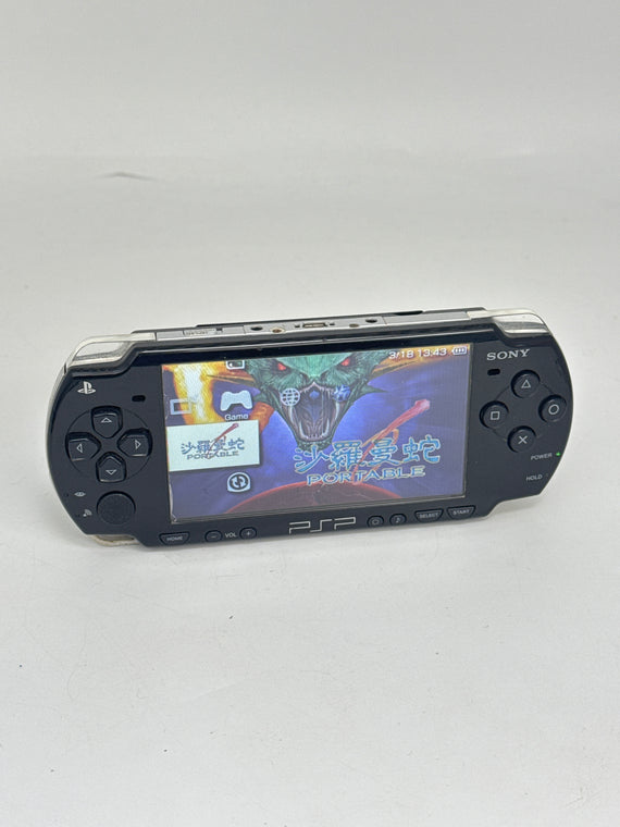 PlayStation Portable PSP-2000 Piano Black Console #670 w/ OEM 1200mAh Battery