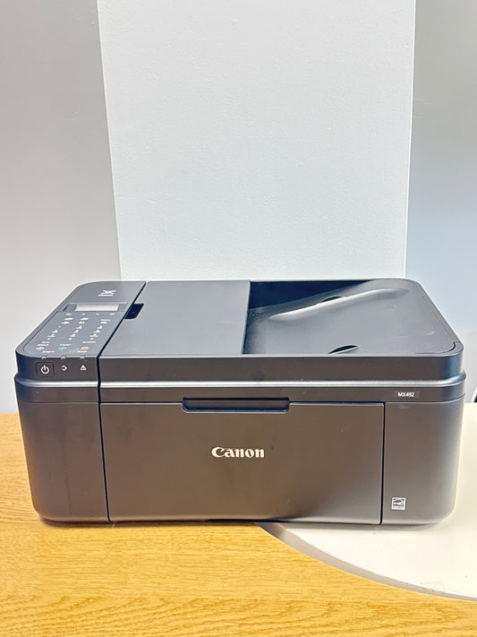 Canon Pixma MX492 Black All-In-One Printer Used With Box