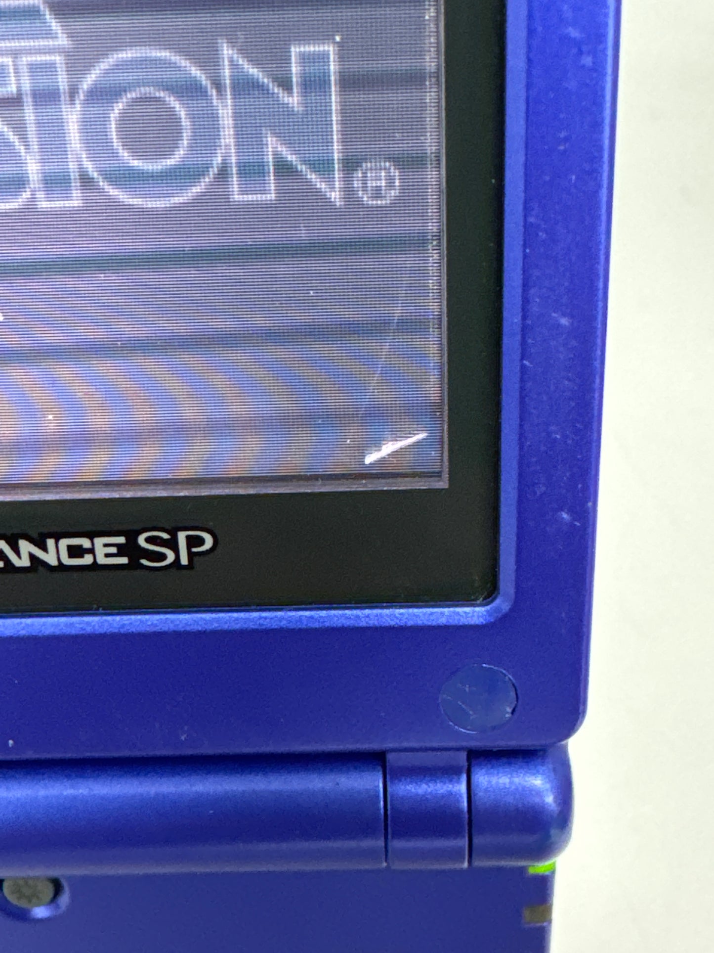 Nintendo Game Boy Advance SP AGS-001 Blue Console #655 w/ Charger