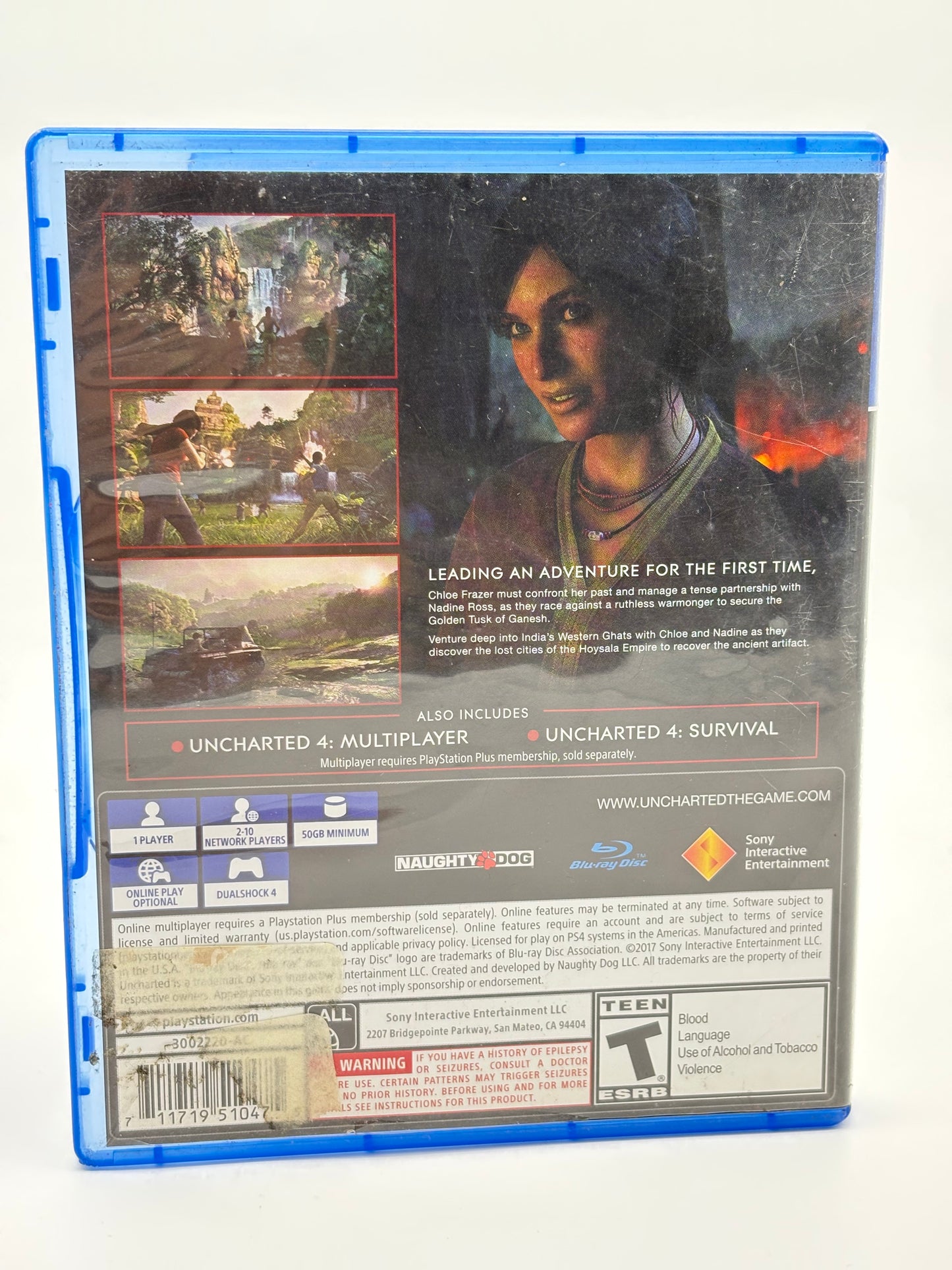 Uncharted: The Lost Legacy - PlayStation 4 PS4