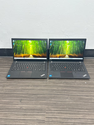 Lot of 2 Lenovo ThinkPad T14 Gen 2 Core i5-1145G7 16GB RAM 512GB SSD - Used