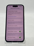 Unlocked Apple iPhone 14 Pro A2650 256GB Deep Purple - Service Battery 78% Read! image 5