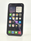 Unlocked  Apple iPhone XR A1984 128GB Black 90% BH - White Spot, Cracked Back image 1