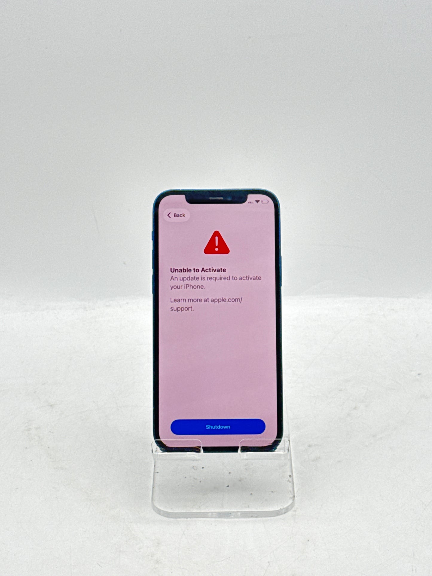 Unlocked Apple iPhone 12 A2172 64GB Blue !Read