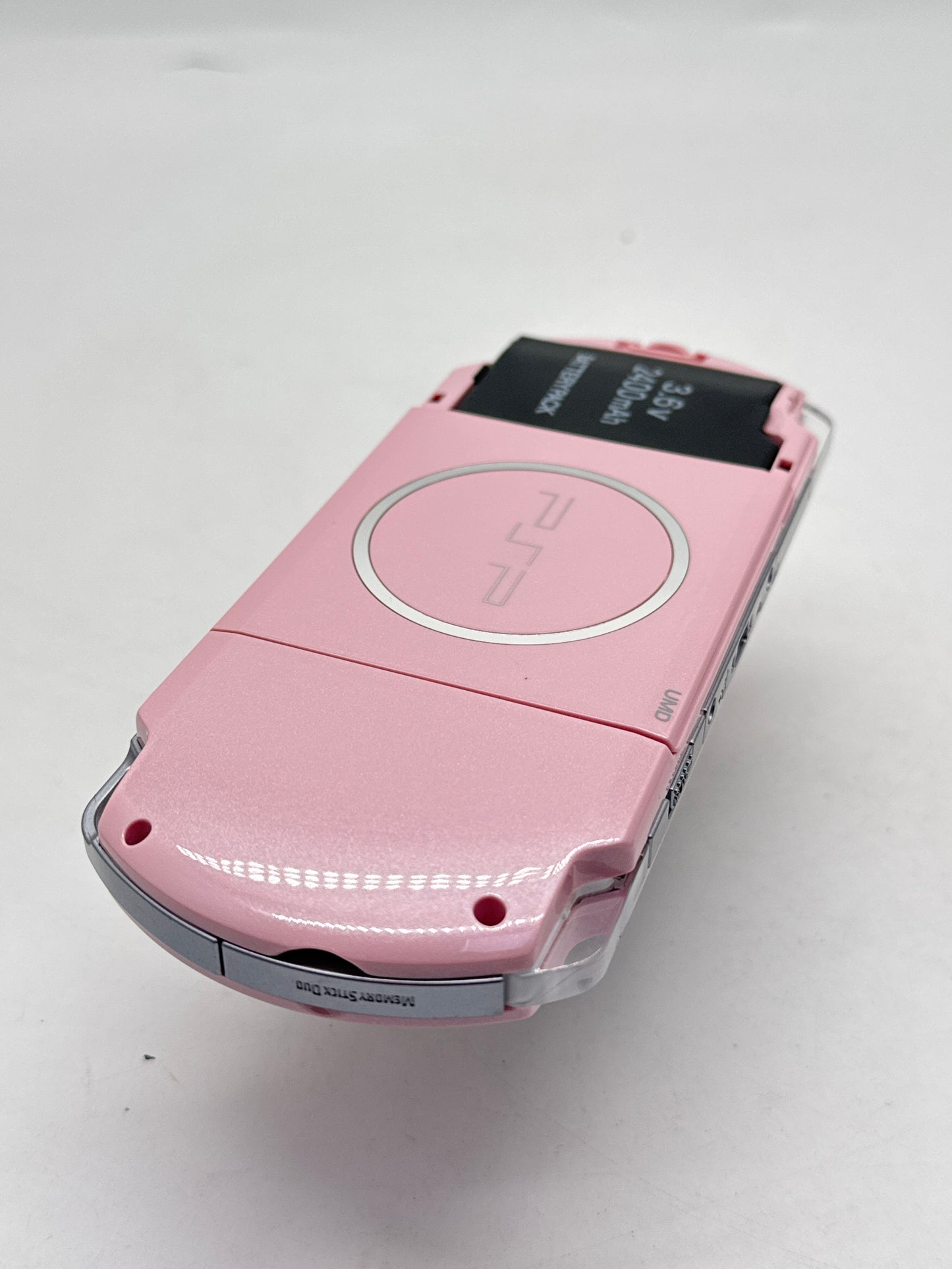 Sony PlayStation Portable PSP-3000 Pink Console Only #382 Missing Back Lid