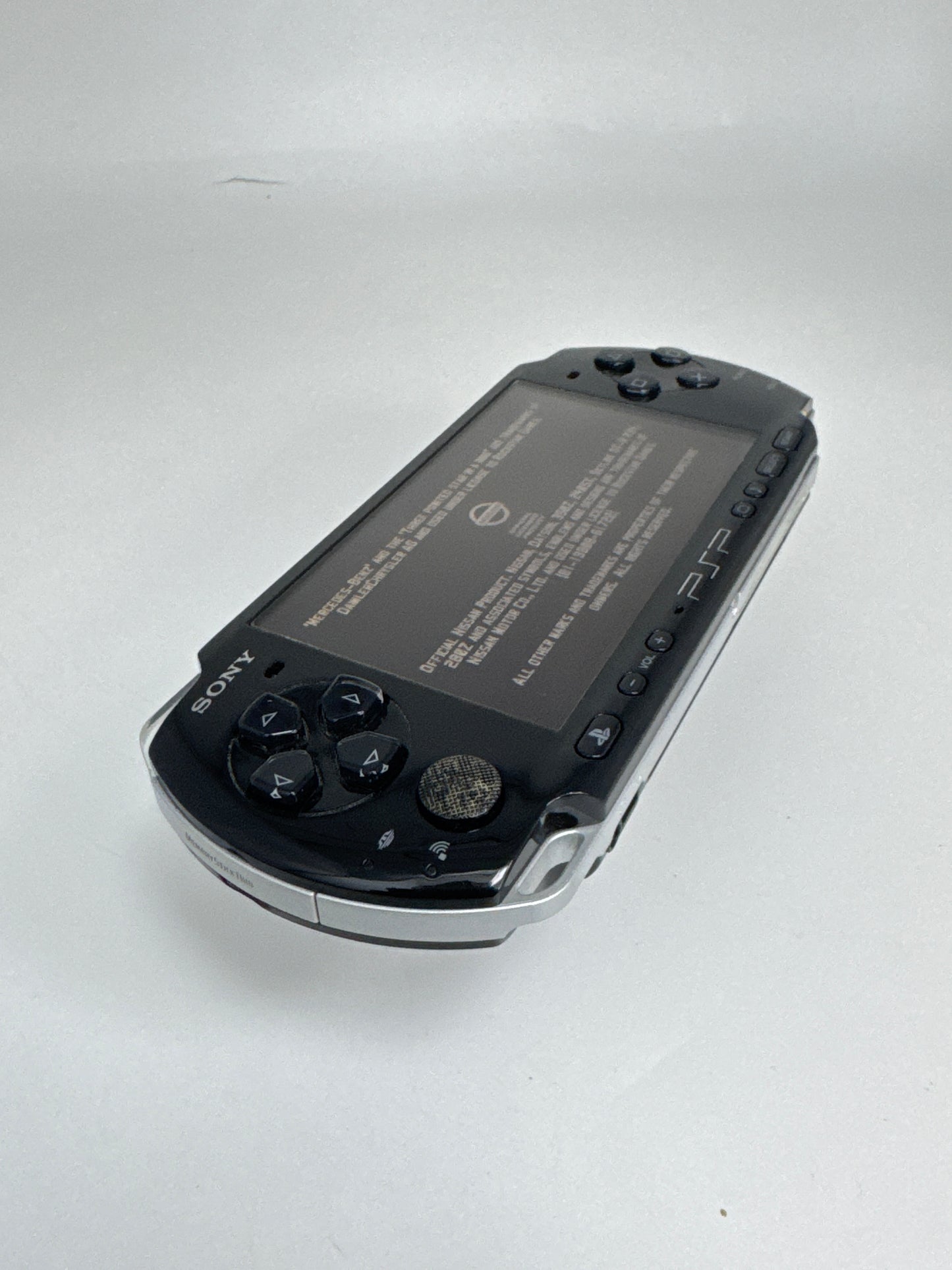 Sony PSP-3000 Piano Black Console #435 w/ 1200mAh Battery BAD X O Buttons AS IS
