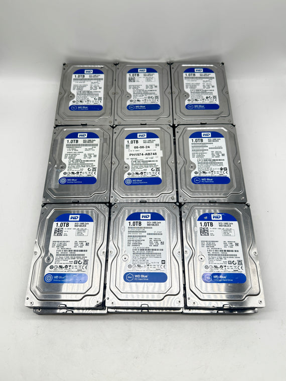 Lot of 18 WD Blue 837117-001 1TB SATA Hard Drive