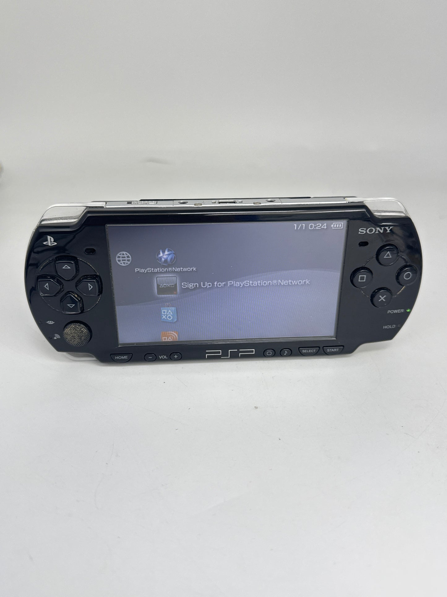 Sony PSP-2000 Piano Black Console #67 w/ 1200mAh Battery No Charger