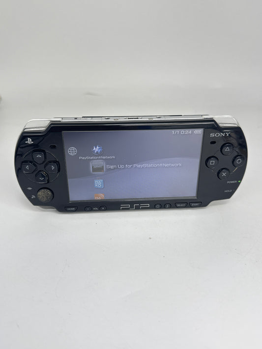 Sony PSP-2000 Piano Black Console #67 w/ 1200mAh Battery No Charger