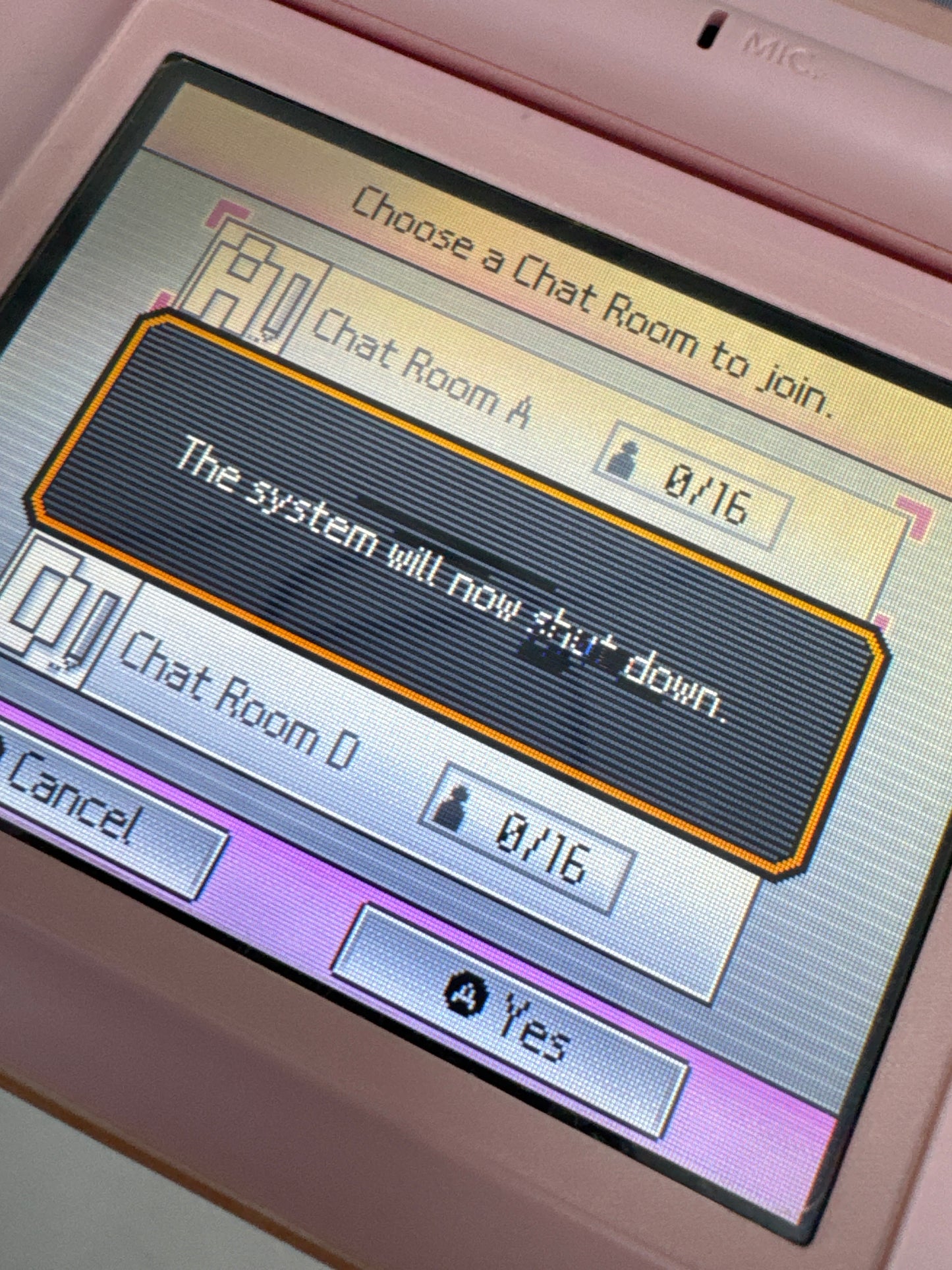 Nintendo DS Lite USG-001 Pink Console #89 No Charger Lines on Bottom Screen AS IS