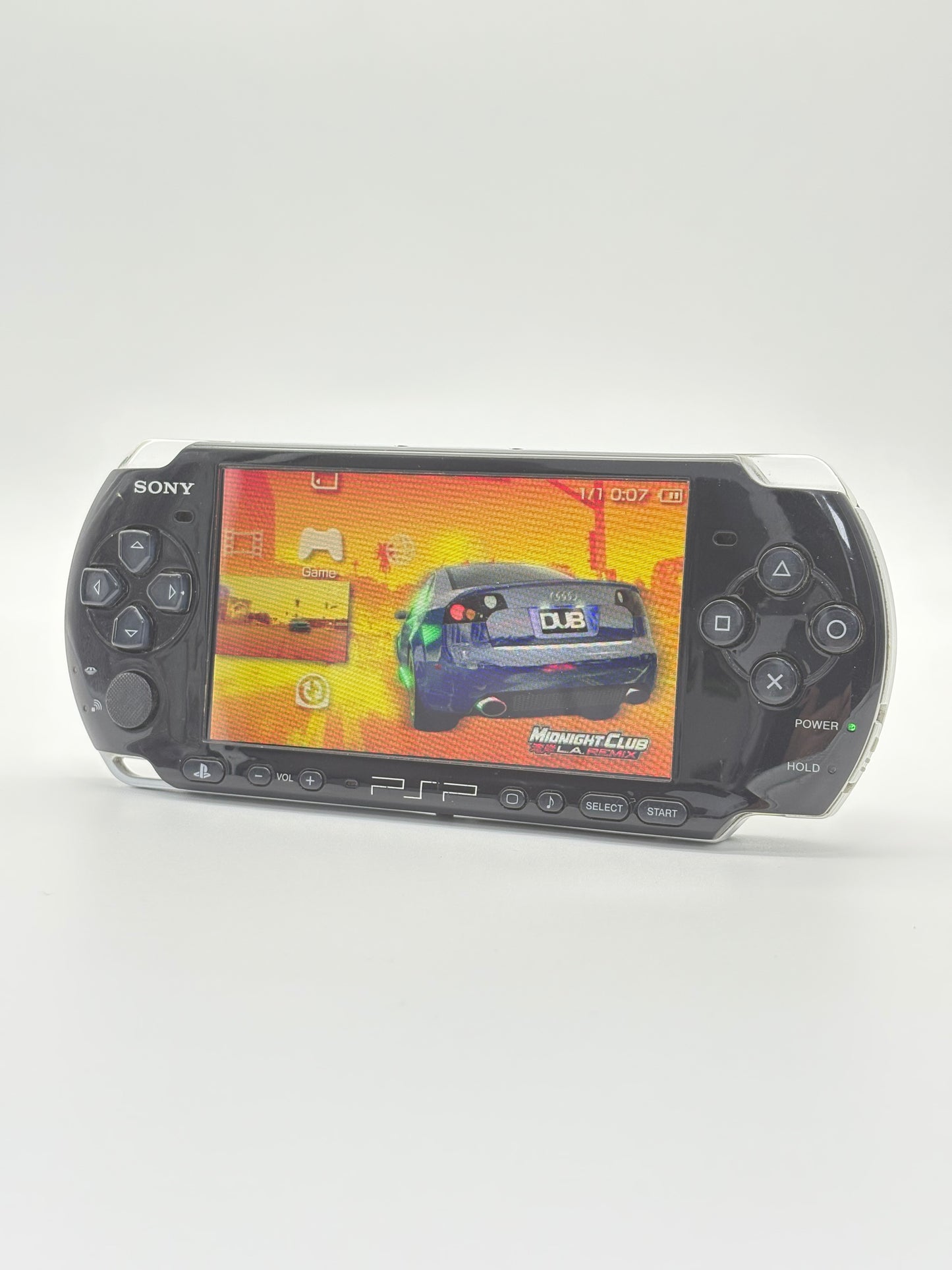 Sony PSP-3000 Piano Black Console #205 w/1200 mAh Battery