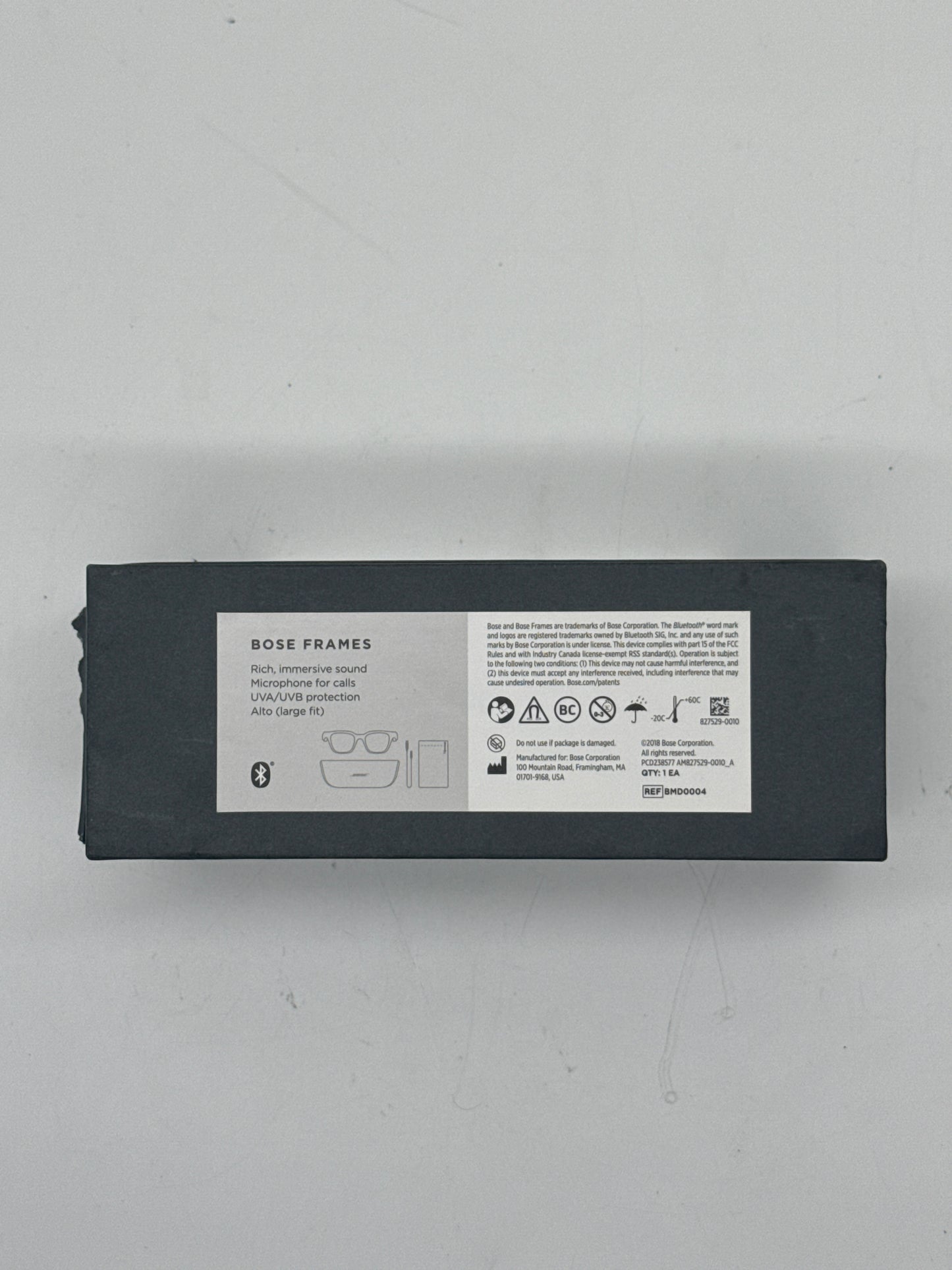 BOSE FRAME Smart Glasses Alto Style - Black LG