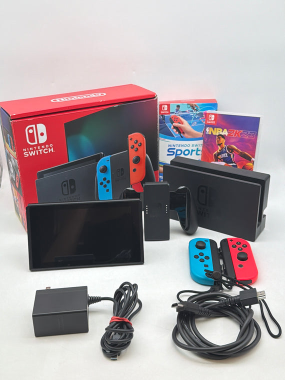 Nintendo Switch HAC-001(-01) 32GB Video Game Console Bundle