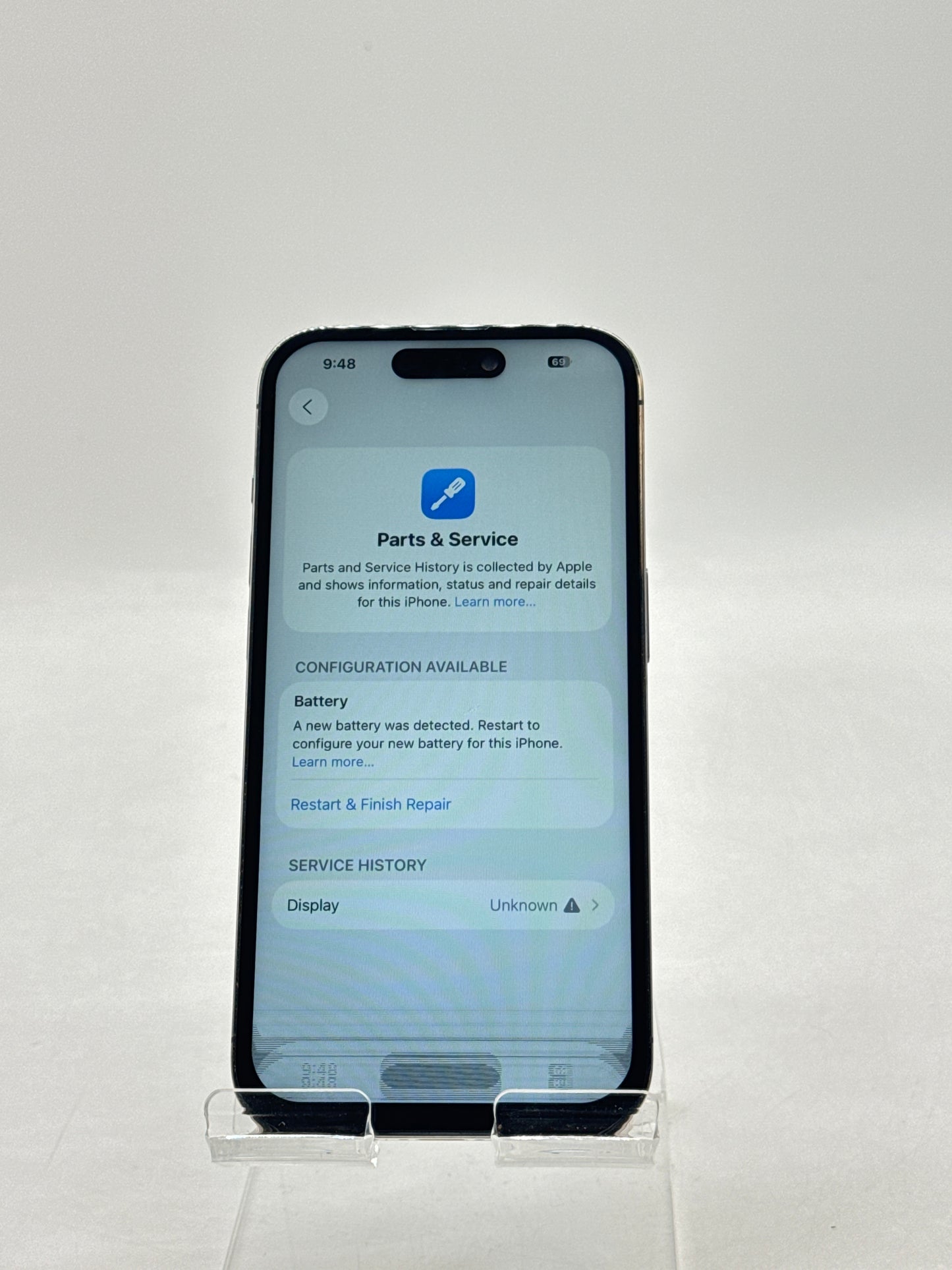 Unlocked Apple iPhone 14 Pro A2650 128GB Deep Purple - Read!