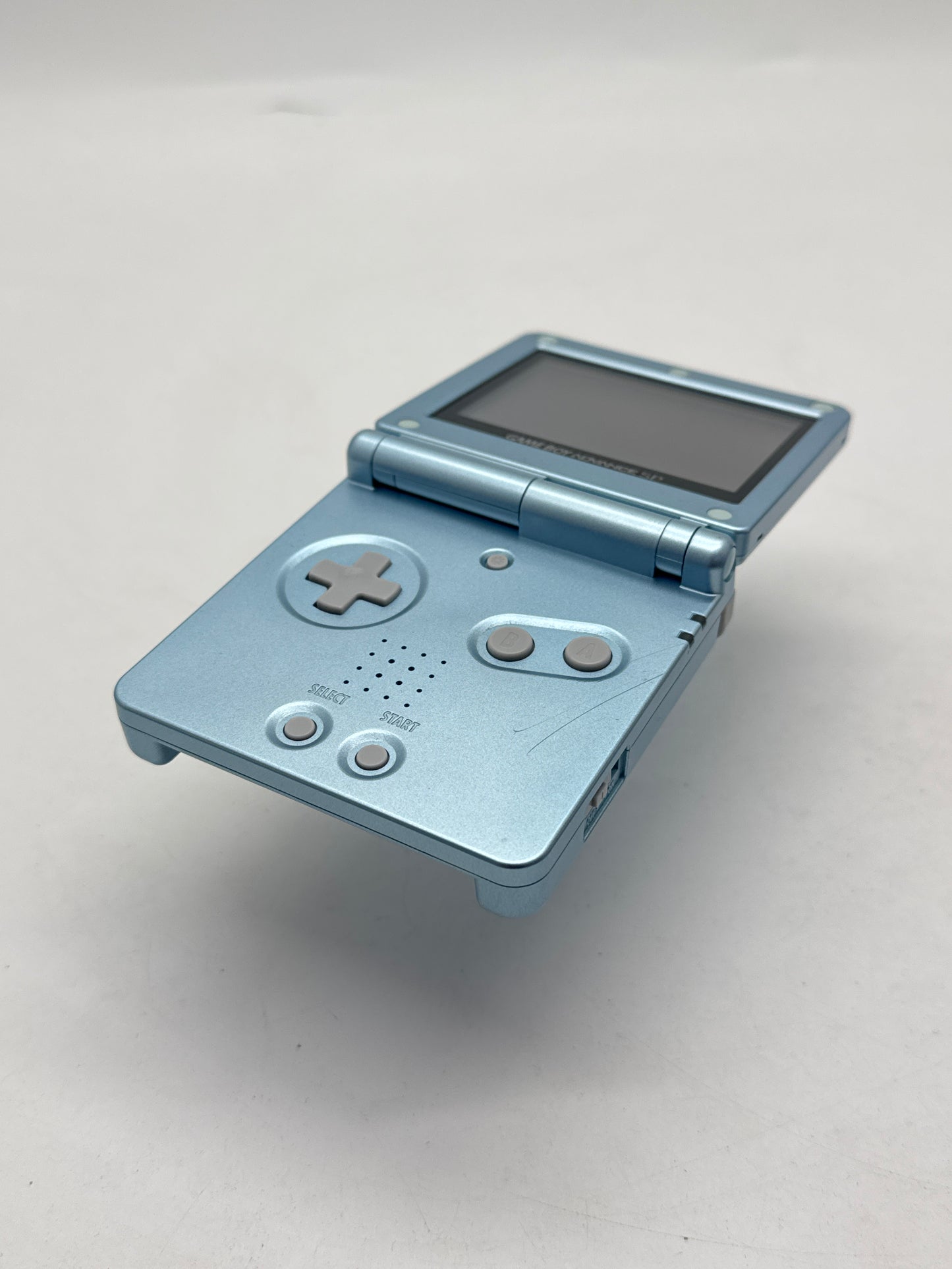 Nintendo Game Boy Advance SP AGS-001 Pearl Blue Console Only #400