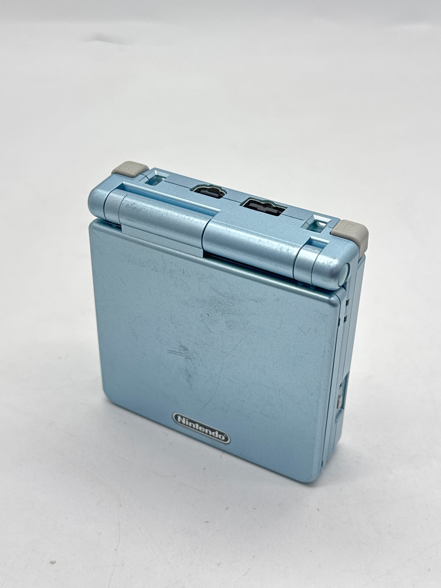 Nintendo Game Boy Advance SP AGS-001 Pearl Blue Console Only #401