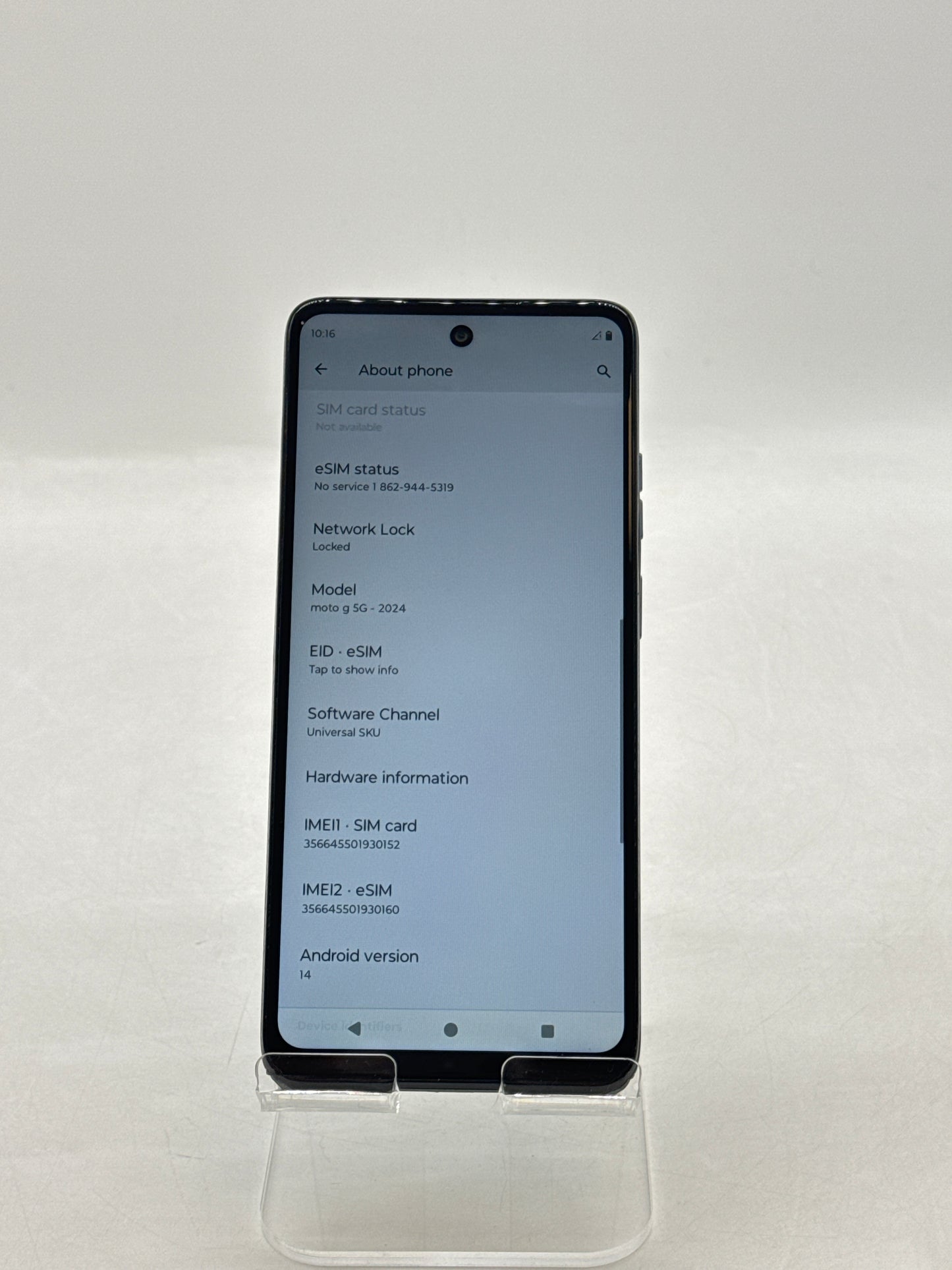 MetroPCS Motorola Moto G 2024 6.6" XT2417-1 128GB 4GB RAM Sage Green