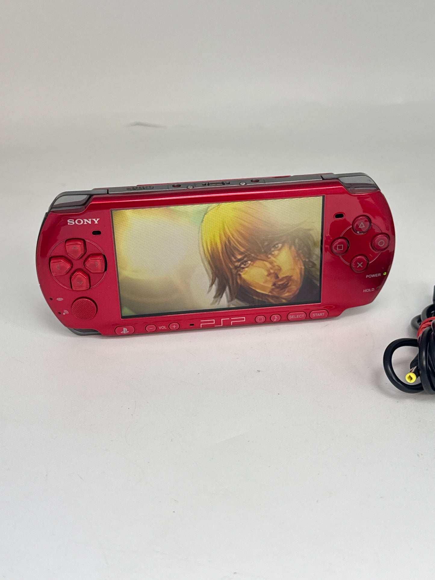 Sony PSP-3000 Red Console #58 w/ 2400mAh Battery & Charger
