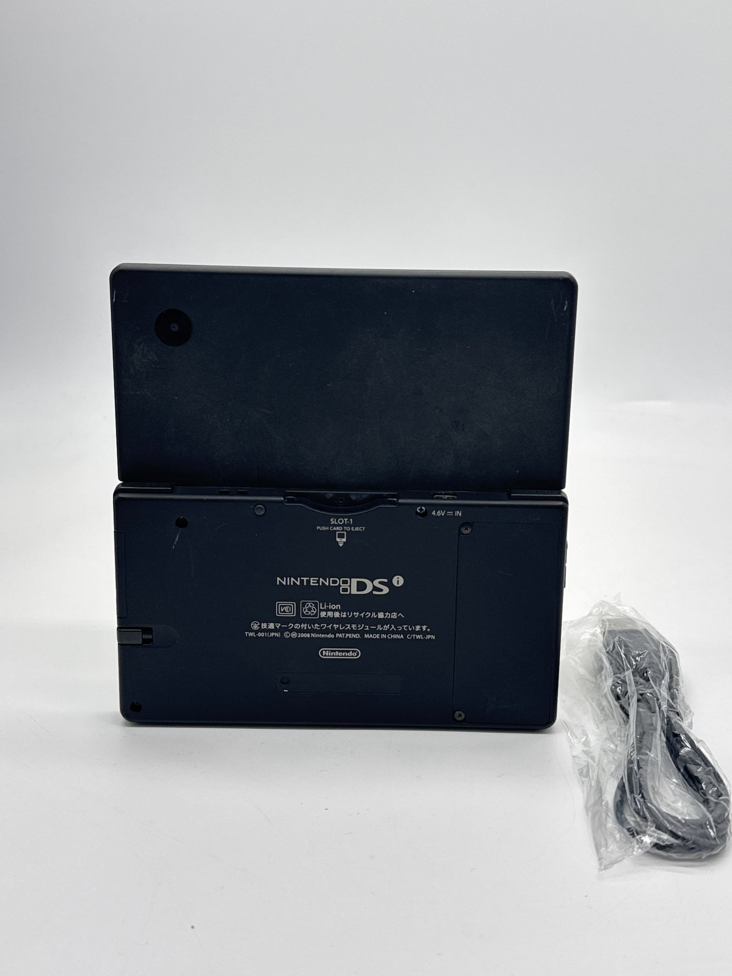 Nintendo DSi TWL-001(JPN) Black Console #422 w/Stylus & Charger Yellowed Displays AS IS