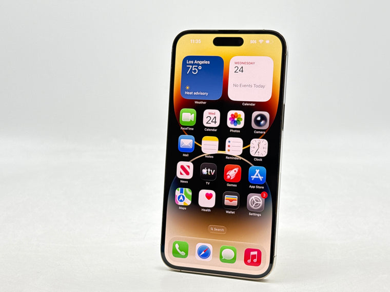 Unlocked Apple iPhone 14 Pro Max A2651 128GB Gold - Service Battery 78%