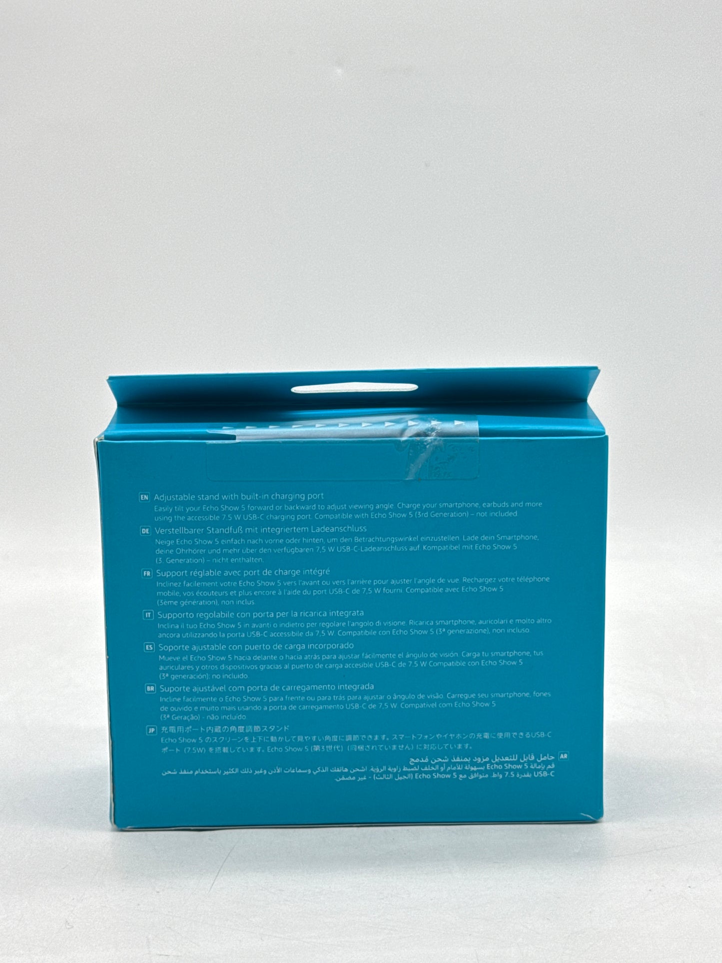 Amazon Echo Show 5 3rd Gen Adjustable Stand cloud Blue - New in Box