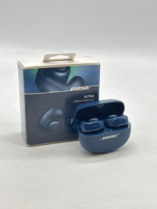 Bose Ultra Open Earbuds Open-Ear True Wireless Headphones Lunar Blue 881046-0600