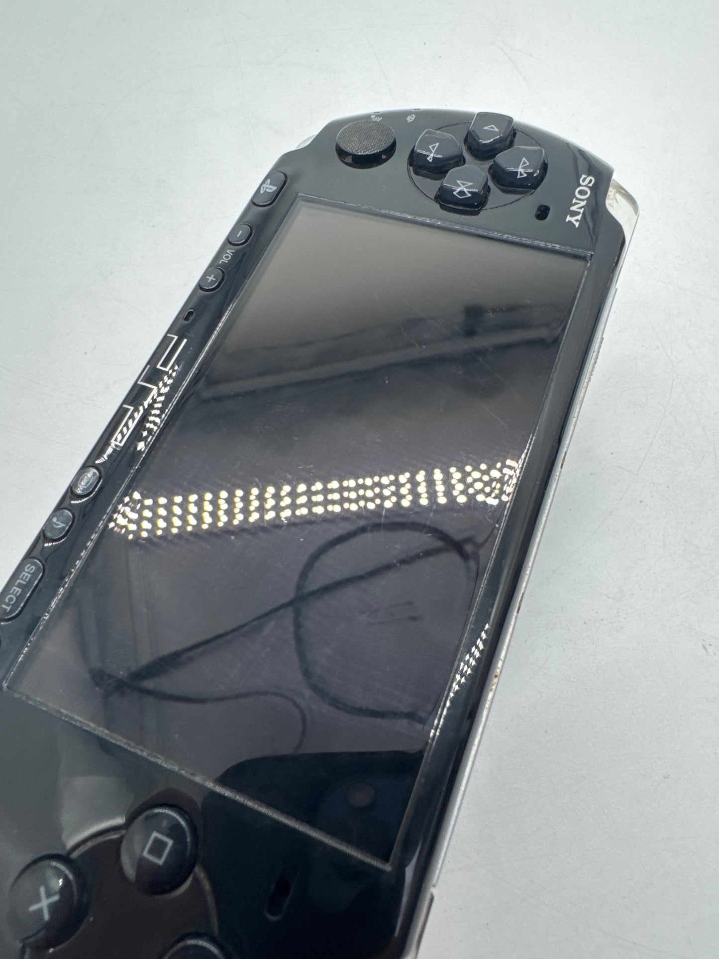 Sony PlayStation Portable PSP-3000 Piano Black Console #336 w/1200mAh Battery READ
