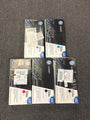 Lot of 5 Genuine HP 124A Toner Cartridges Q6000A Q6001A Q6003A New Sealed - image 1