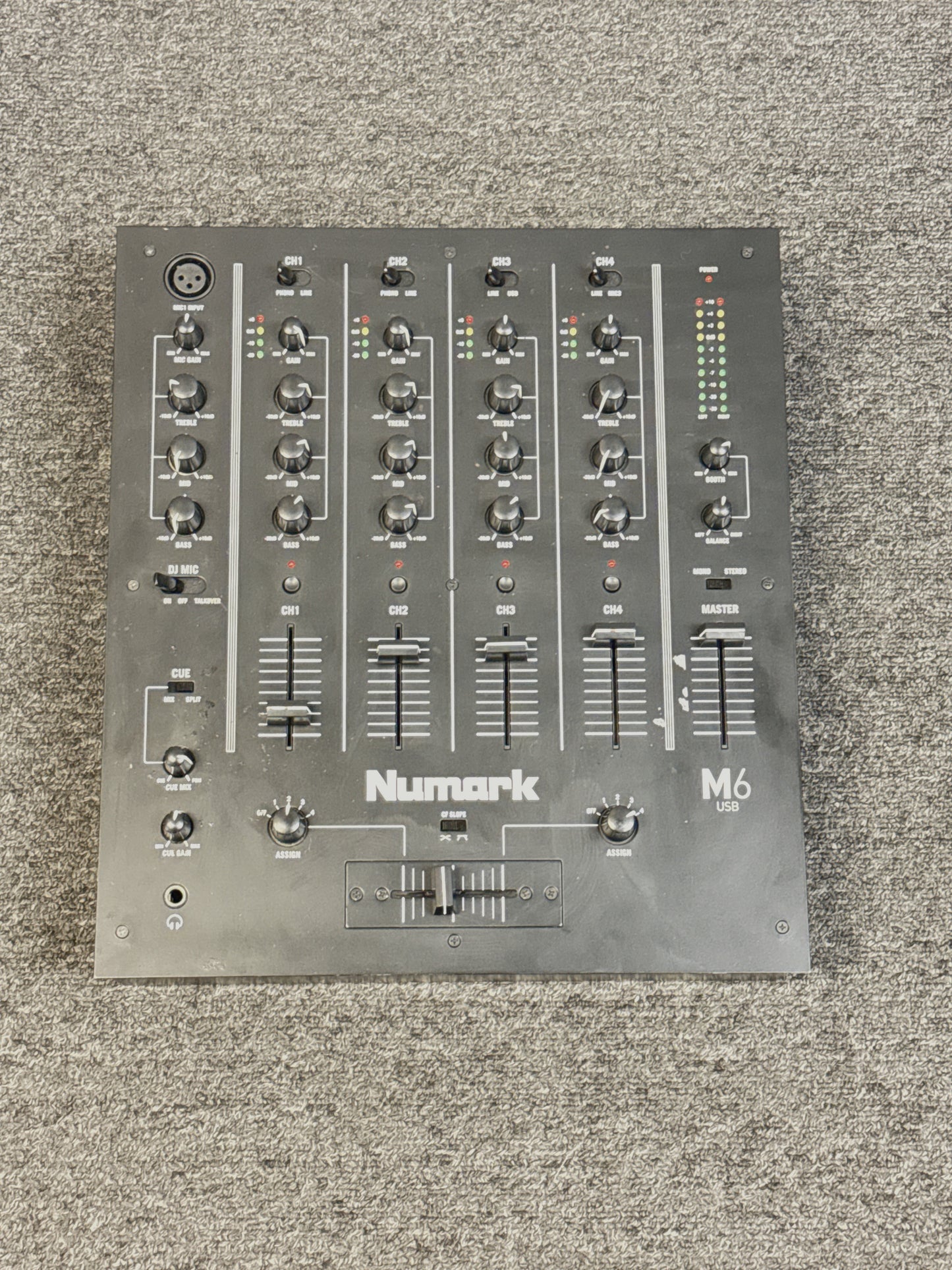 Numark M6USB 4-Channel W/Power Cord