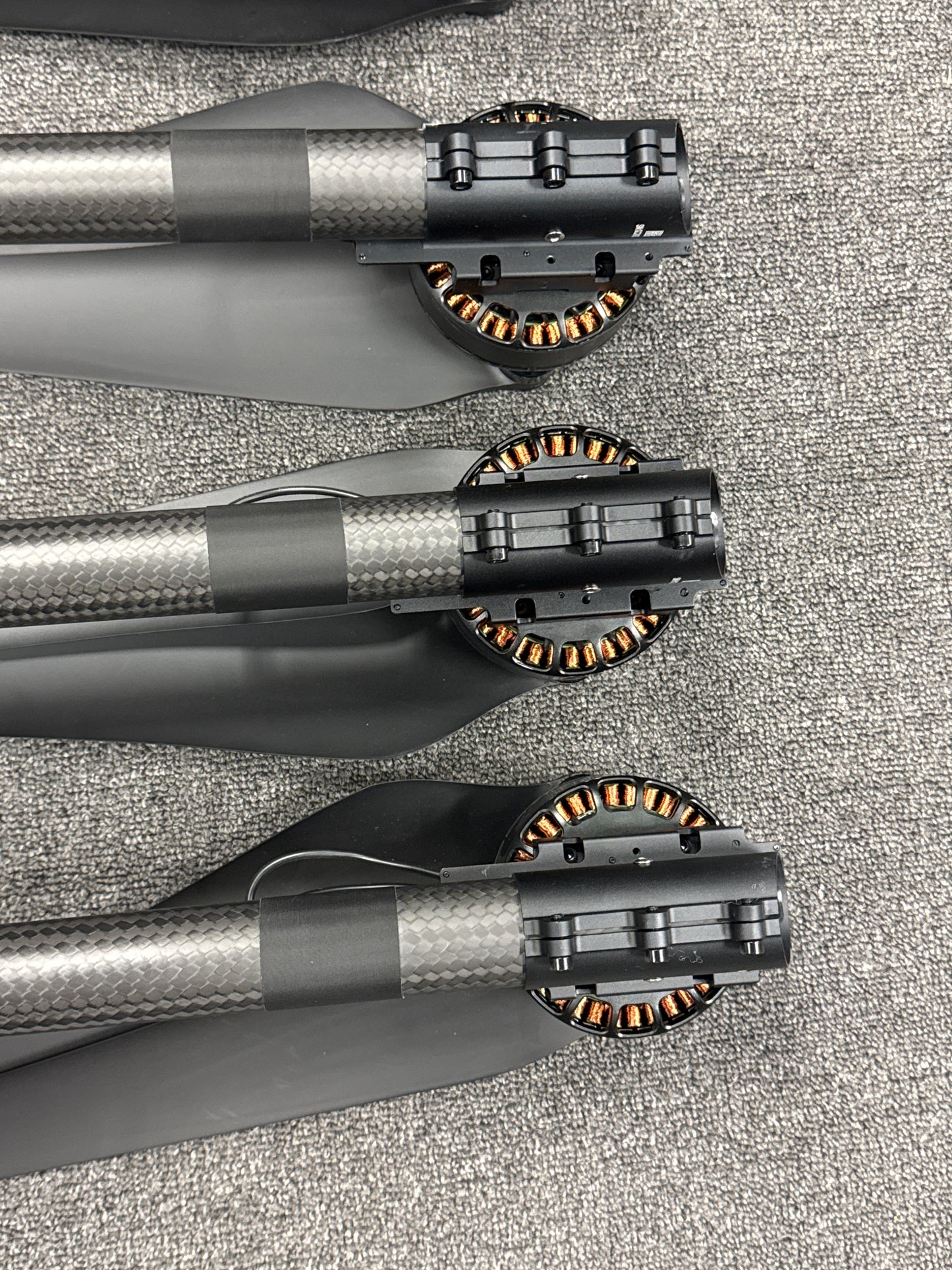 Set of 6 DJI E7000 CCW M12 100-15 KV115 Propulsion System - Untested