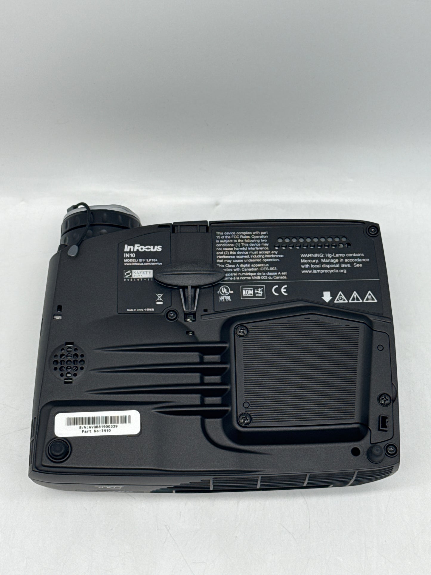 InFocus LP70+ Digital DLP Portable Projector With Cables