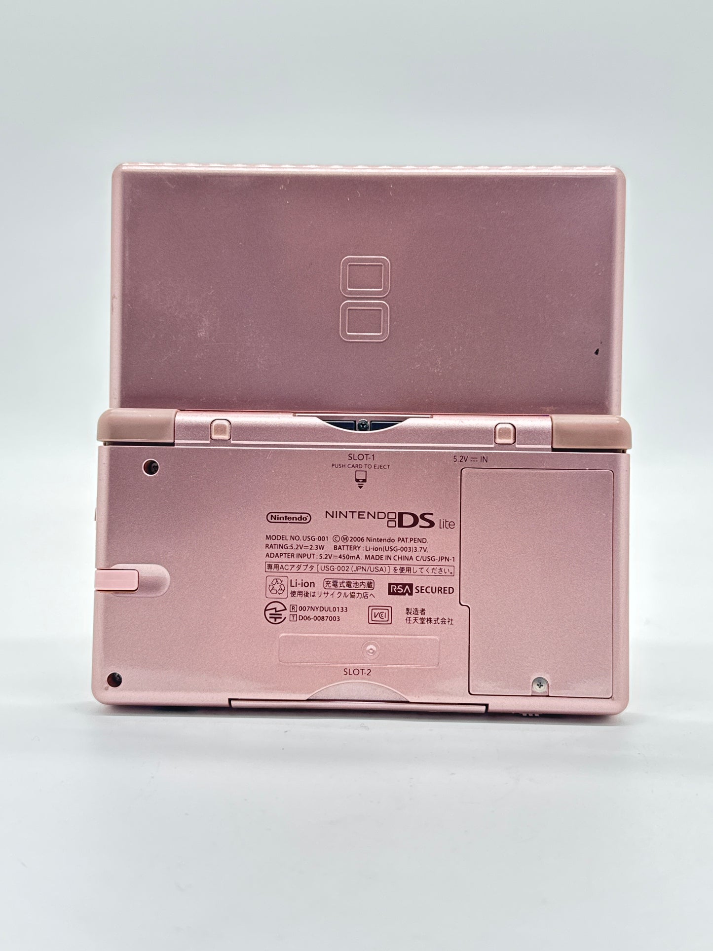 Nintendo DS Lite USG-001 Metallic Rose Console w/ Stylus #47