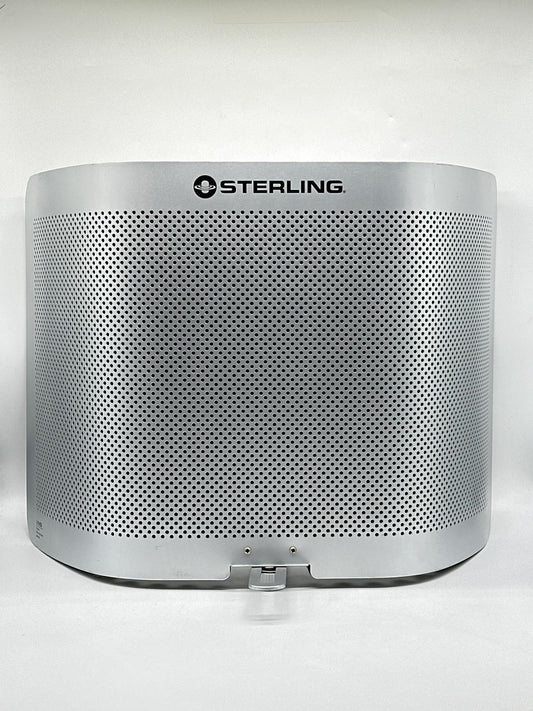 Sterling Audio VMS Vocal Microphone Shield for Professional Recording - Silver