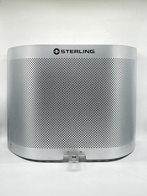 Sterling Audio VMS Vocal Microphone Shield for Professional Recording - Silver
