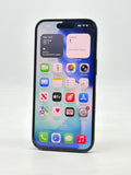Unlocked Apple iPhone 15 A2846 128GB Black 82% BH - Cracked Screen image 1