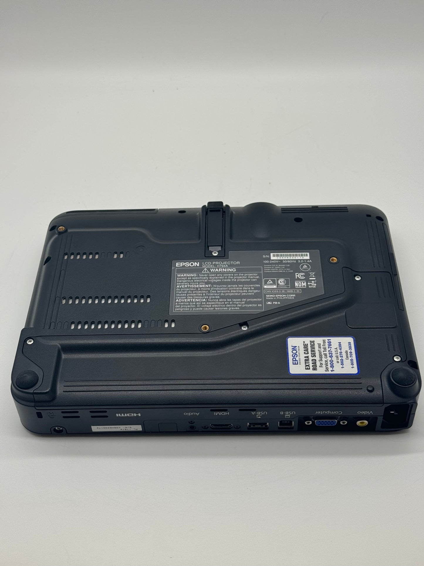 Epson H794A Projector - Tested Working - w/Cables No Remote