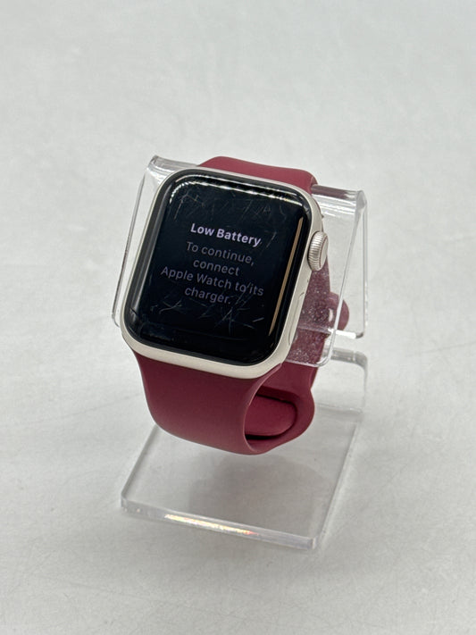 Unlocked Apple Watch SE 2nd Gen A2726 40mm GPS + Cellular Starlight Aluminium