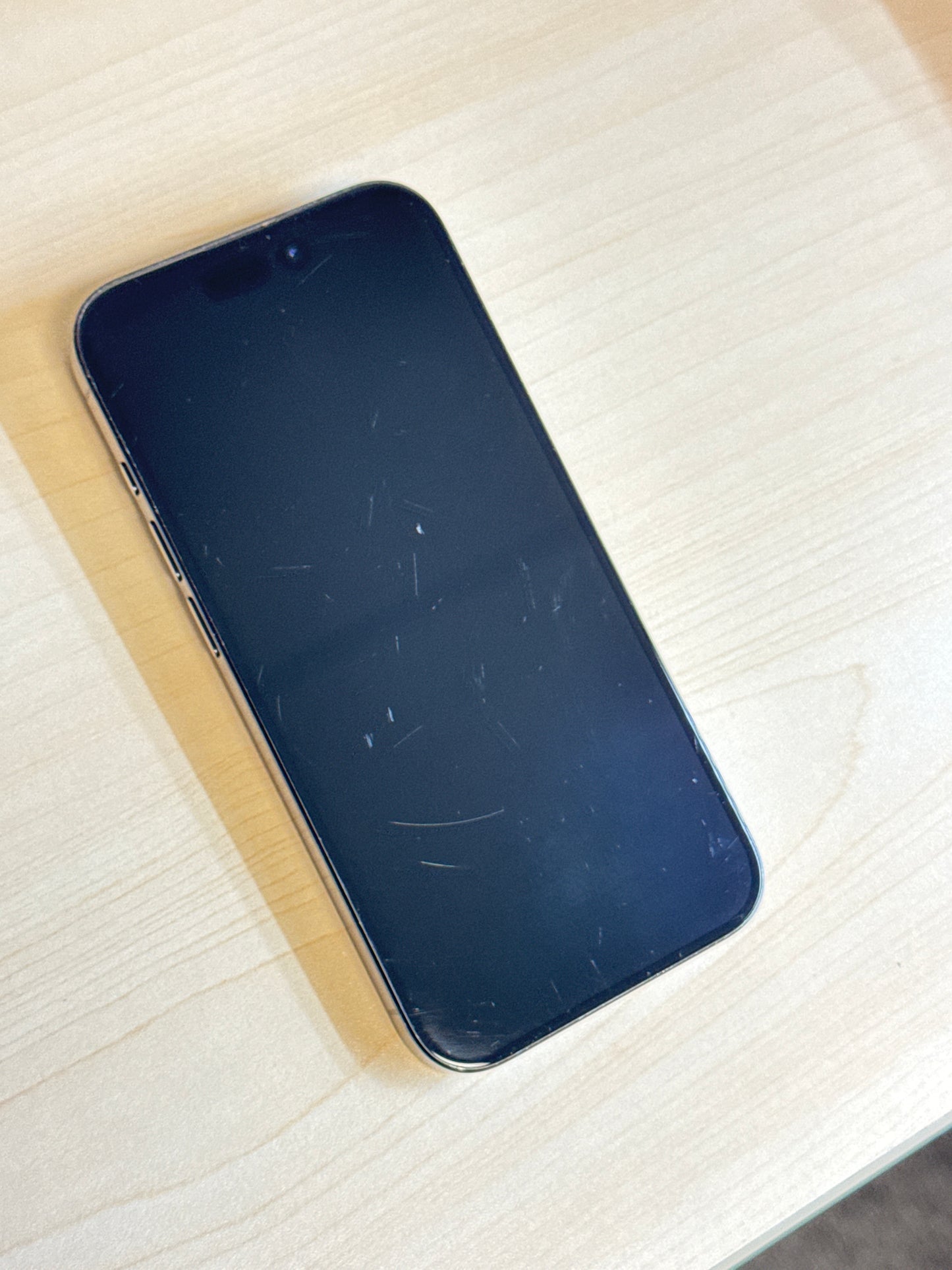 T-Mobile Apple iPhone 15 Pro A2848 128GB Blue Titanium - Cracked Back