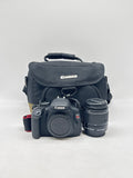Canon EOS Rebel T3i 18MP DSLR w/ 18-55mm Lens Black - Used image 1
