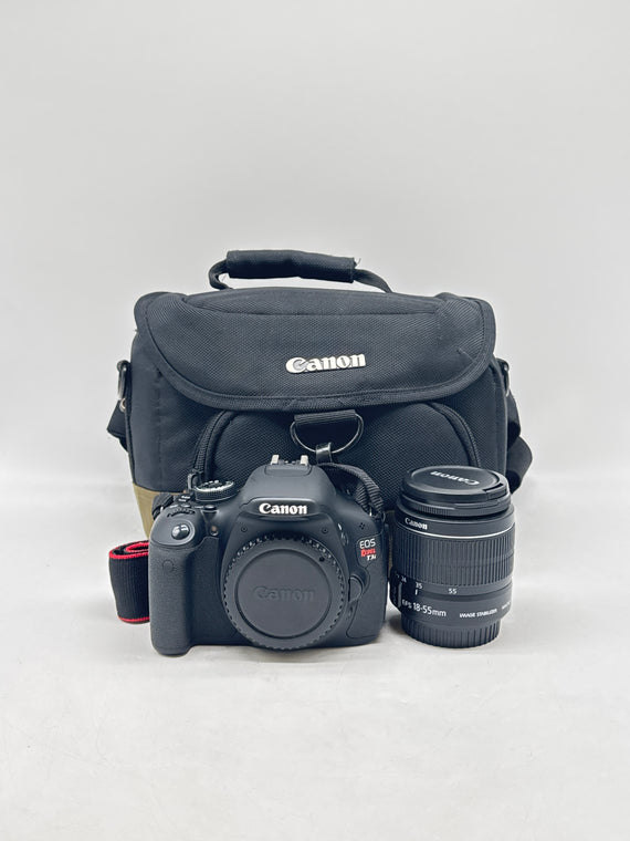Canon EOS Rebel T3i 18MP DSLR w/ 18-55mm Lens Black - Used