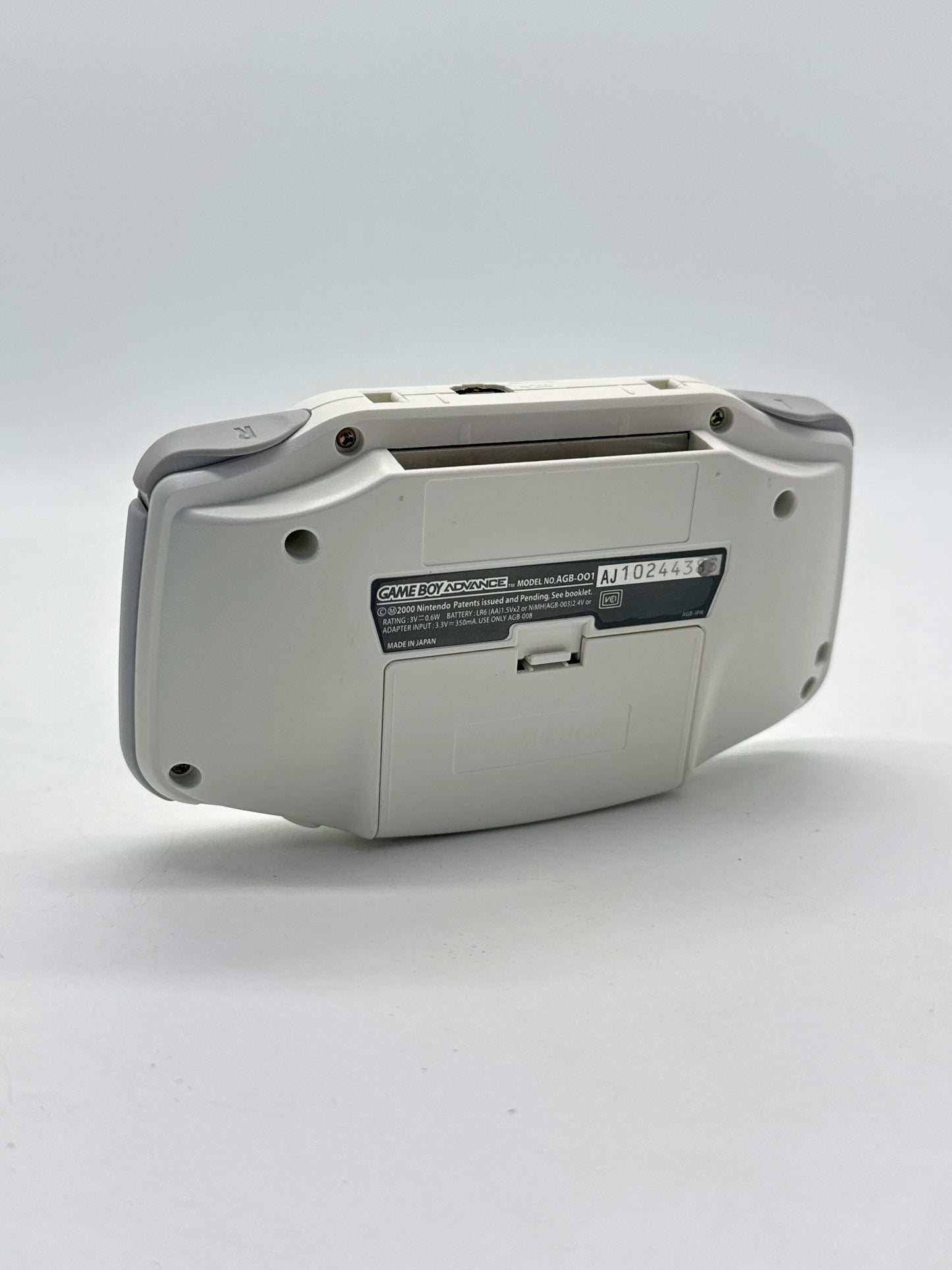 Nintendo Game Boy Advance AGB-001 White Console #7 Lens Coming Off AS IS