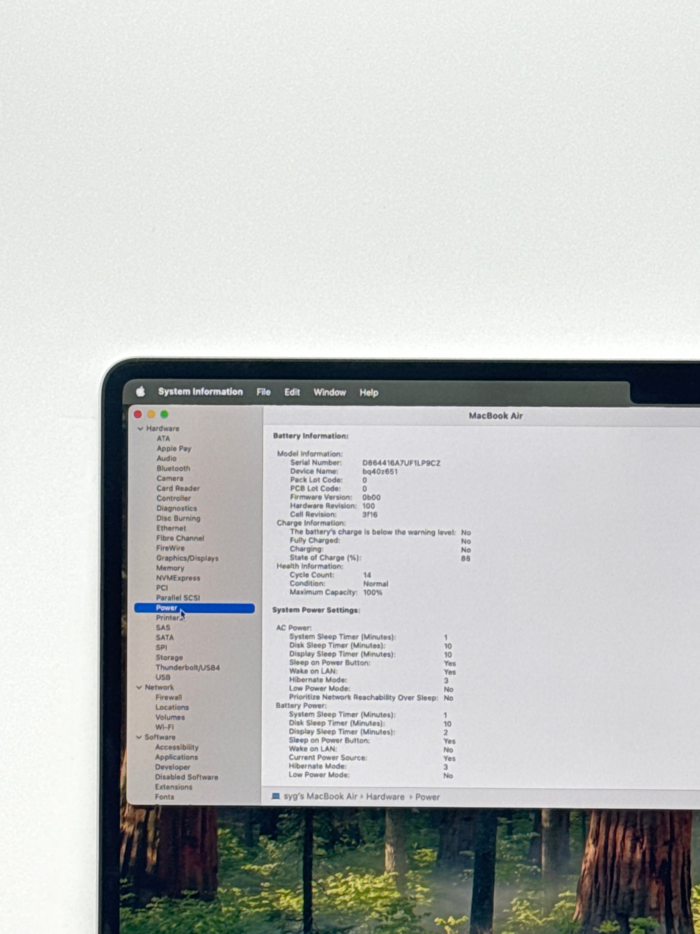 Apple MacBook Air 15-inch A3114 M3 24GB RAM 1TB SSD 2024 Silver