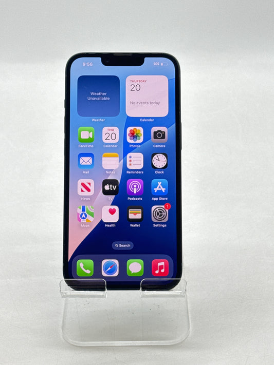 T-Mobile Apple iPhone 14 A2649 128GB Midnight 100% Battery Health