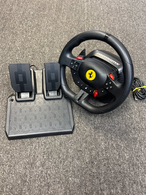 Thrustmaster T98 Ferrari 296 GTB Racing Wheel & Pedal Set – No Power Cable / Mount