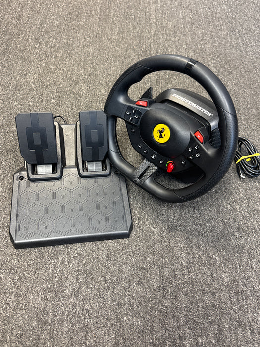 Thrustmaster T98 Ferrari 296 GTB Racing Wheel & Pedal Set – No Power Cable / Mount