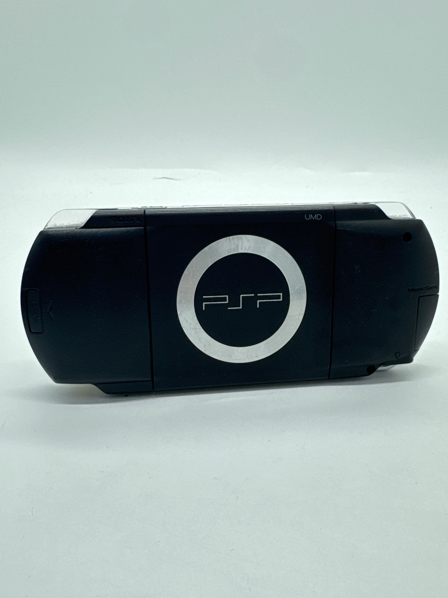 Sony PSP-1001B2 Black Console #83 Cracked Front Case