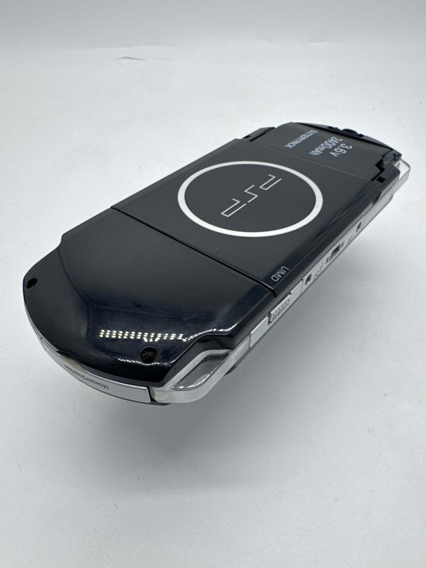 Sony PSP-3000 Black Console #310 NOISY UMD BAD DISPLAY NO BACK LID READ AS IS