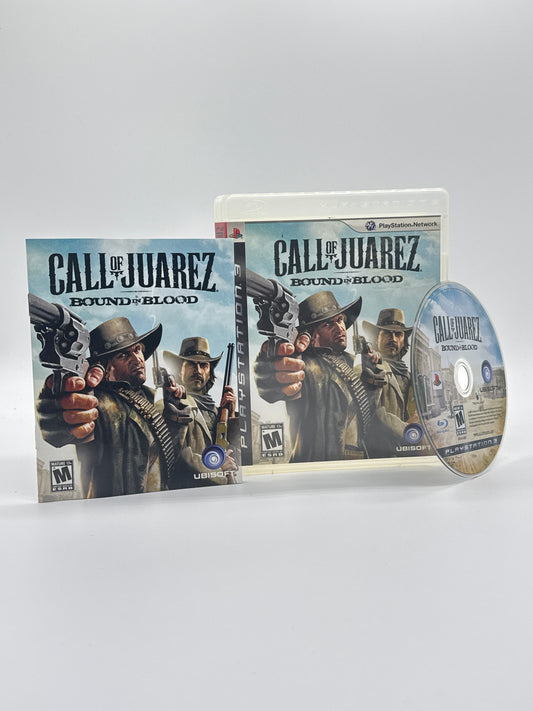 Call of Juarez: Bound in Blood (Sony PlayStation 3 PS3, 2009) w/ Manual